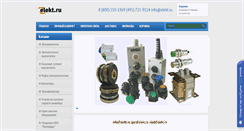 Desktop Screenshot of elekt.ru